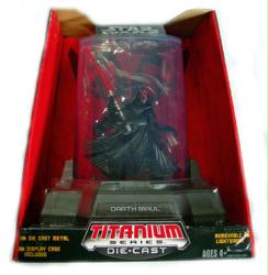 Star Wars [Titanium Series] Darth Maul die-cast figure (Hasbro/2006) Sealed in NM package