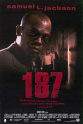 187 [w/ Samuel L. Jackson] (Video Movie Poster) Nr. Mint