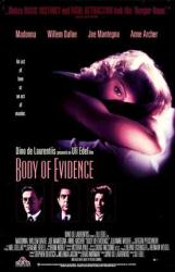 Body Of Evidence movie poster [Madonna, Willem Dafoe & Anne Archer]