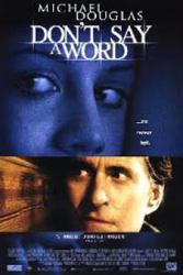 Don't Say a Word movie poster [Michael Douglas & Brittany Murphy] GD