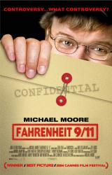 Fahrenheit 9/11 [w/ Michael Moore] (Theatrical Movie Poster) Nr. Mint