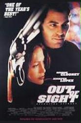 Out Of Sight [w/ George Clooney & Jennifer Lopez] (Video Movie Poster) NM