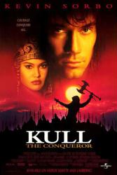 Kull the Conqueror movie poster [Kevin Sorbo & Tia Carrera] VG