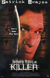 Letters From A Killer [w/ Patrick Swayze] (Video Movie Poster) Nr. Mint