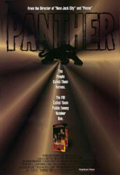 Panther movie poster [a Mario Van Peebles film] video poster/VG