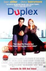 Duplex [w/ Ben Stiller & Drew Barrymore] (Video Movie Poster) NM