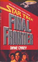 Star Trek: Final Frontier paperback book/1988 [by Diane Carey]