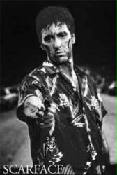 Scarface [w/ Al Pacino in Tiger shirt] (Movie Poster) Brand New