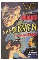 The Raven movie poster [Boris Karloff & Bela Lugosi] 11'' X 17''