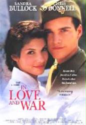 In Love and War [w/ Sandra Bullock & Chris O'Donnell] (Video Movie Poster) Nr. Mint