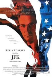JFK [w/ Kevin Costner--directed by Oliver Stone] (Theatrical Movie Poster) VG