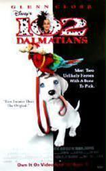 102 Dalmatians movie poster [Glenn Close] Disney video poster