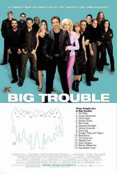 Big Trouble movie poster [Tim Allen, Omar Epps & Rene Russo] blue