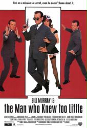 The Man Who Knew Too Little movie poster [Bill Murray] video/Good