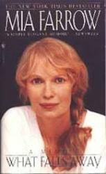 Mia Farrow autobiography: What Falls Away (Paperback book/1998)
