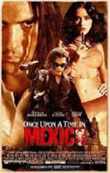 Once Upon A Time In Mexico movie poster [Antonio Banderas, Salma Hayek & Johnny Depp]