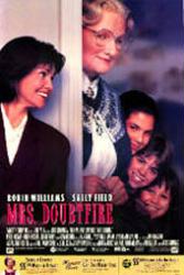 Mrs. Doubtfire [w/ Robin Williams, Sally Field & Mara Wilson] (Video Movie Poster) NM