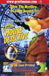 Great Mouse Detective, The [Disney] (Video Movie Poster) VG