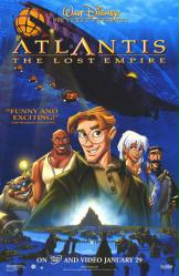 Atlantis: The Lost Empire [Disney] (Video Movie Poster) Nr. Mint