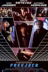 Freejack movie poster [Mick Jagger/Emilio Estevez/Anthony Hopkins] NM