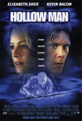 Hollow Man [w/ Kevin Bacon & Elisabeth Shue] (Video Movie Poster) Very Good