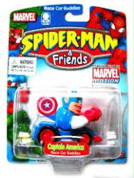 Spider-Man & Friends [Race Car Buddies] Captain America (Maisto/2003)