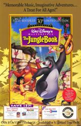 The Jungle Book movie poster [Walt Disney Masterpiece Collection] VG