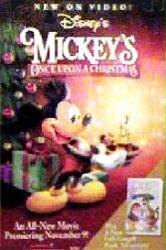 Mickey's Once Upon A Christmas [w/ Mickey Mouse] (Video Movie Poster) NM