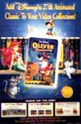 Oliver & Company [Disney] (Video Movie Poster) Good