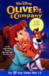 Oliver & Company [Disney] (Video Movie Poster) Nr. Mint