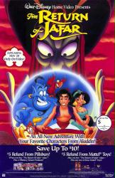 The Return of Jafar movie poster [Disney] video poster