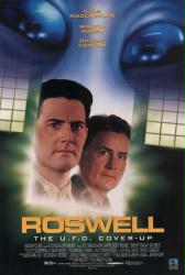 Roswell The UFO Cover-Up movie poster [Kyle MacLachlan & Martin Sheen]