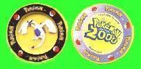 Pokemon The Movie 2000 (13 plastic chips) 1 1/3 inches each