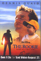 Rookie, The [w/ Dennis Quaid] Promotional Pin/Button (Nr. Mint)