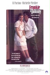 Frankie & Johnny [w/ Al Pacino & Michelle Pfeiffer] (Video Movie Poster) Very Good