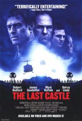 The Last Castle movie poster [Robert Redford & James Gandolfini] VG