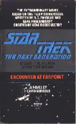 Star Trek The Next Generation: Encounter At Farpoint PB Book/1987