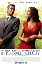 Intolerable Cruelty [w/ George Clooney & Catherine Zeta-Jones] (Theatrical Movie Poster) Very Good