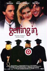 Getting In movie poster [Kristy Swanson & Andrew McCarthy]
