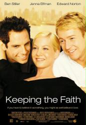 Keeping the Faith [w/ Ben Stiller, Jenna Elfman & Edward Norton] (Theatrical Movie Poster) NM