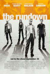 The Rundown movie poster [The Rock & Christopher Walken]