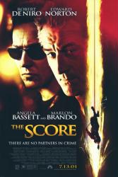 The Score movie poster [Robert DeNiro & Edward Norton]