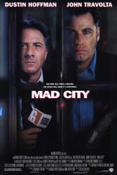 Mad City [w/ Dustin Hoffman & John Travolta] (Video Movie Poster) NM