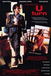 U-Turn [w/ Sean Penn & Jennifer Lopez] (Video Movie Poster) NM