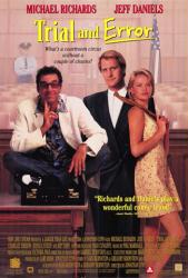 Trial and Error [w/ Michael Richards, Jeff Daniels & Charlize Theron] (Video Movie Poster) VG