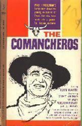 The Comancheros paperback book/1961 [John Wayne drawn on cover]