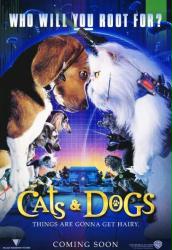 Cats & Dogs (Theatrical Movie Poster) Very Good