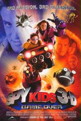 Spy Kids 3-D: Game Over movie poster [Antonio Banderas & Carla Gugino]