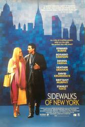 Sidewalks of New York [w/ Edward Burns & Heather Graham] (Theatrical Movie Poster) Very Good