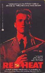 Red Heat paperback book/1988 [Arnold Schwarzenegger] Movie Tie-In